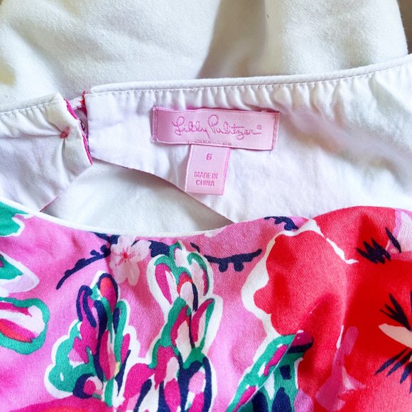 Lilly Pulitzer Alessa Dress Size 6 -  A Thing Called Love Print - Picture 7 of 9